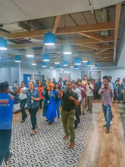 We bring our expertise to your workplace. This is from a corporate personal safety workshop we conducted, where we teach employees practical techniques and help build a safety-first mindset in the office.