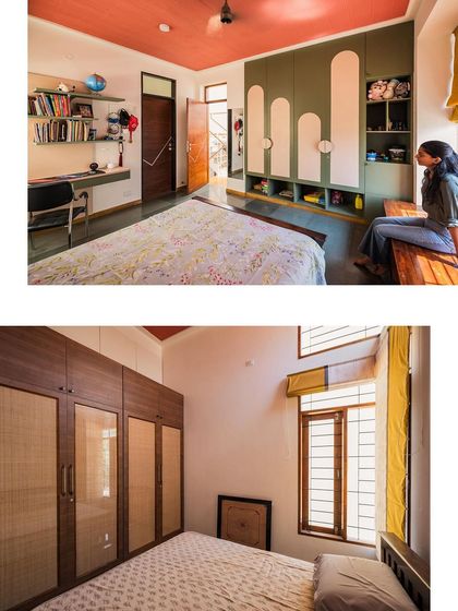 Additional views showcasing the variety of interior spaces we design, from living rooms and bedrooms to staircases and quiet corners, all united by our philosophy of sustainable, soulful design.