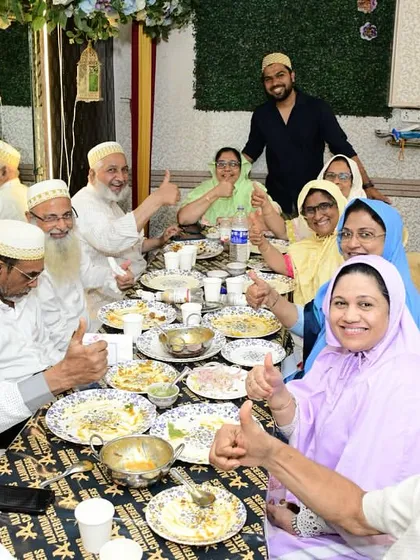 A big happy family giving a thumbs up. We are so glad you enjoyed your meal.