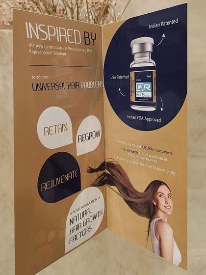 Inspired by the new generation of hair rejuvenation, QR678 is an Indian-patented, USA-patented solution to universal hair problems.