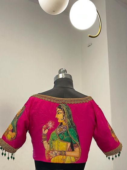 Bhargavi and Poorvika - Ethnic & Fusion Wear Rental Statement & Handcrafted Blouses photo 5
