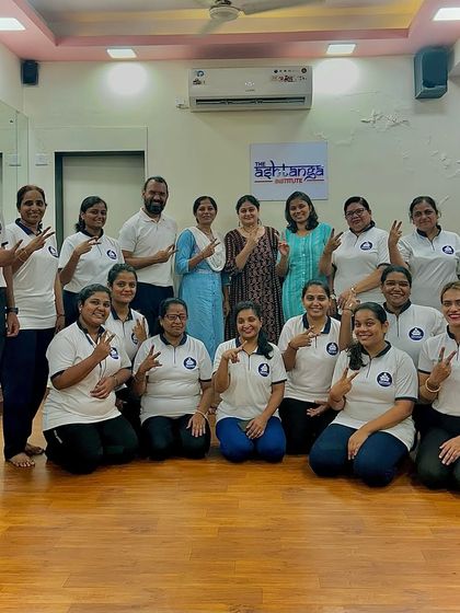 A happy group photo of our students. The smiles and camaraderie show the supportive and positive atmosphere we cultivate at the institute.