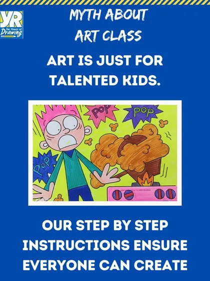 We constantly hear, "My child isn't talented enough for art." We are here to bust that myth. Art is a skill that can be taught and learned, just like math or science. Our step-by-step instructions are designed to ensure everyone can create.