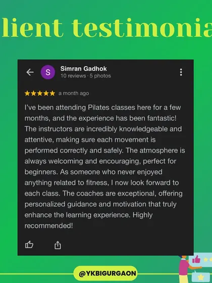 "The atmosphere is always welcoming and encouraging, perfect for beginners. As someone who never enjoyed anything related to fitness, I now look forward to each class." This is the biggest compliment.