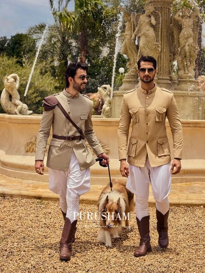 Fashion is about confidence and camaraderie. These coordinated looks, inspired by classic sporting attire, are for the brotherhood that is styled to perfection.