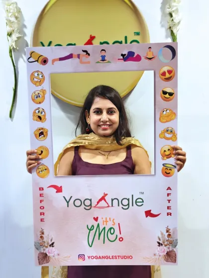Finding your center and your smile. This is what a consistent and supportive yoga practice can bring into your life.