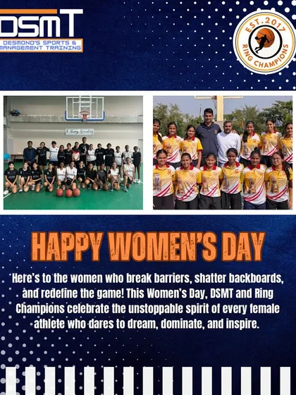 Happy Women's Day. We celebrate the unstoppable spirit of every female athlete who dares to dream, dominate, and inspire.