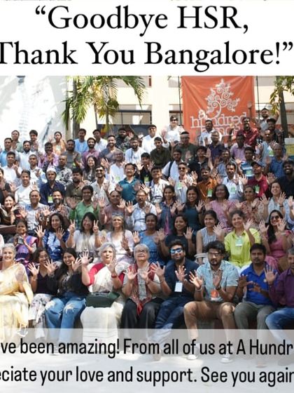 A heartfelt goodbye to HSR. A group photo capturing the immense gratitude we have for the thousands of supporters who made our festival a success.