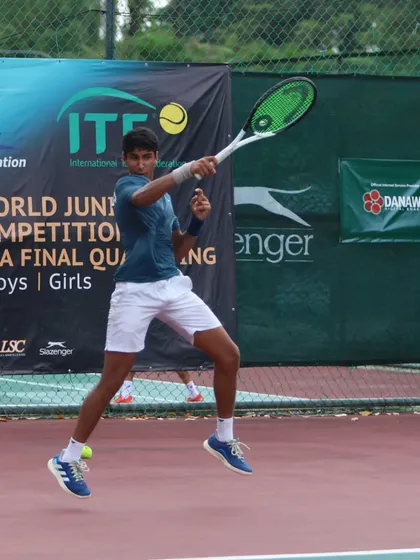 Here is Tavish Pahwa in action at the ITF World Junior Team Competition. His powerful forehand demonstrates the technique and athleticism we instill in our players to compete against top international opponents from countries like Japan.