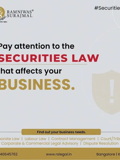 It is crucial to pay attention to the securities laws that affect your business. We advise on the SEBI Act, the Depositories Act, and other regulations to ensure your company remains compliant.
