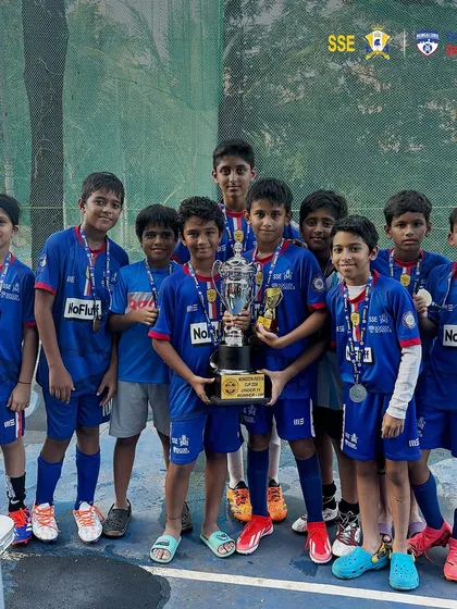 Our U11 stars after clinching the runners-up spot at The Soccer Link tournament. A proud moment for the players and coaches.