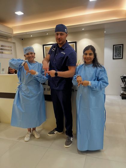 A picture with my colleagues and our instructor, Dr. Mdivani, after completing our hands-on training in Aptos threads. It's inspiring to learn from global experts in the field.