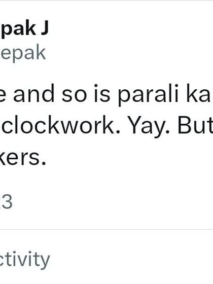 A sarcastic tweet about the annual return of stubble burning smoke from Punjab. I contrast this with the selective activism that focuses only on banning firecrackers during Hindu festivals.