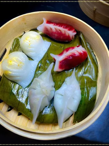 We curated an unforgettable culinary journey for a lavish wedding, featuring live stations with tantalizing Asian cuisine. These assorted dim sum are a testament to our chefs' artistry.