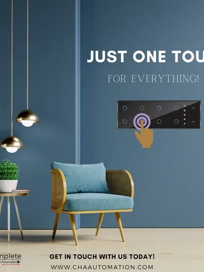 For those who prefer a physical button, we install elegant touch panels that blend with your decor. This panel demonstrates our "one-touch" philosophy, where a single press can activate a pre-programmed scene.