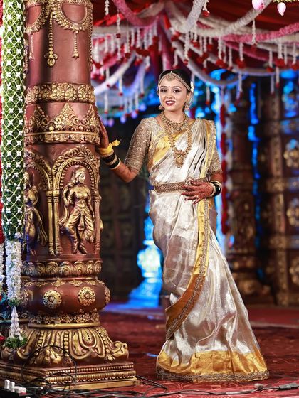 Anthariya by Nidhi Gowda - Custom Bridal & Occasion Wear Grand Bridal Sarees & Muhurtham Wear photo 48