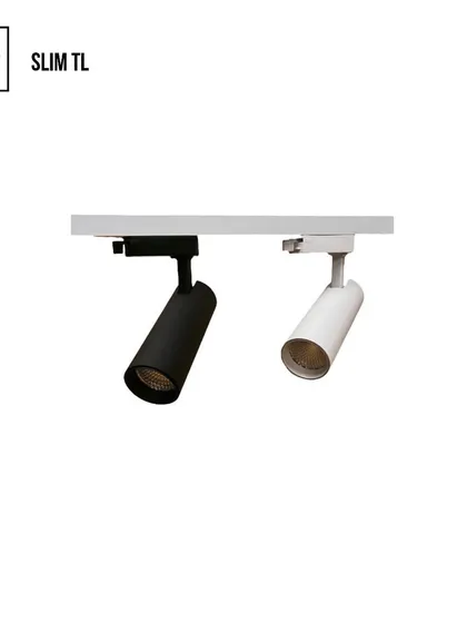 The Slim TL track light is a simple, sleek, and effective solution for accent lighting. Available in both black and white, it provides powerful illumination with a minimalist design.