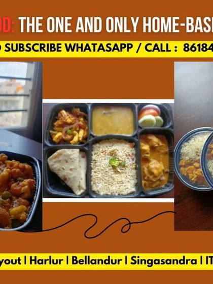 My menu is always rotating to keep things interesting. For non-veg, I serve chicken, egg, and fish, while veg options include green veggies, rajma, chana, and paneer.