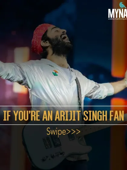 If you're an Arijit Singh fan, this one's for you. This poster announces our collective sing-along session celebrating the voice of a generation. No prior training needed, just your love for his music.