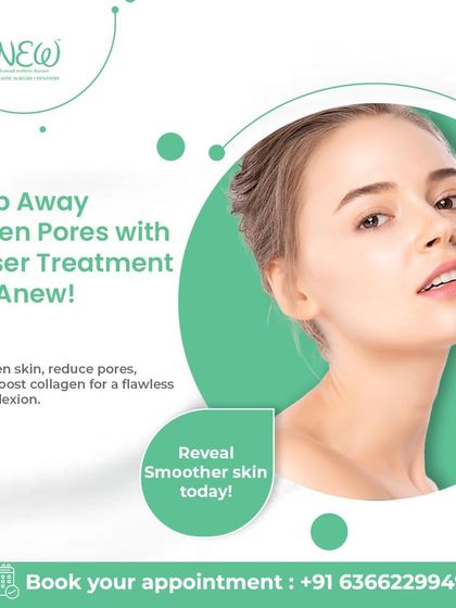 Zap away open pores with our advanced laser treatment. This procedure tightens skin, reduces pore size, and boosts collagen for a flawless complexion.