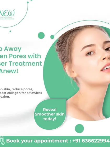 Zap away open pores with our advanced laser treatment. This technology helps tighten skin, reduce pore size, and boost collagen for a flawless, smoother complexion.