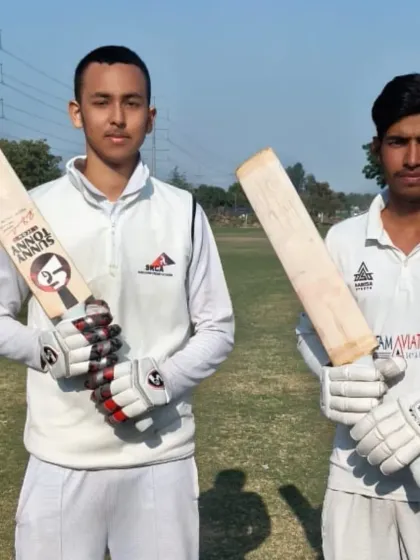 The formidable duo, Anshul Bhati and Ranveer Singh, who forged an unforgettable match-winning partnership. Their synergy on the pitch is a result of countless hours of practice together.