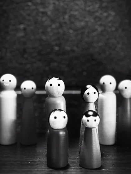 This black and white image emphasizes the timeless nature of family systems. The patterns and loyalties we explore often stretch back through generations, and this work honors all who came before us.