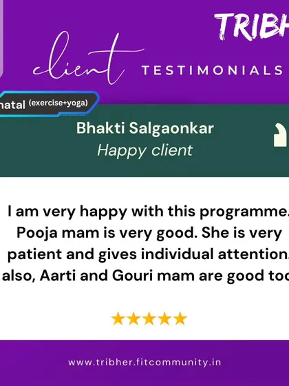 We are so happy you had a great experience, Bhakti. Our trainers, like Pooja, Aarti, and Gouri, are dedicated to providing patient, individual attention to help every woman feel her best.
