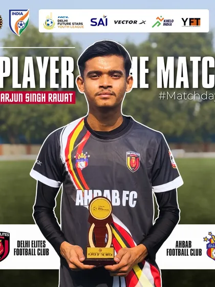 Game-changer Arjun Singh Rawat, who scored with his first touch and won a penalty to secure a win, earning Player of the Match.