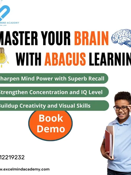 Master your brain with Abacus learning. Our program is designed to sharpen mind power for superb recall, strengthen concentration and IQ levels, and build creativity and visual skills.
