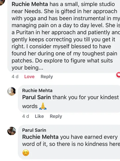Words like these fill my heart with so much gratitude. It is a privilege to guide someone through their pain and help them find relief and strength through a patient, gentle yoga practice. This is why I do what I do.