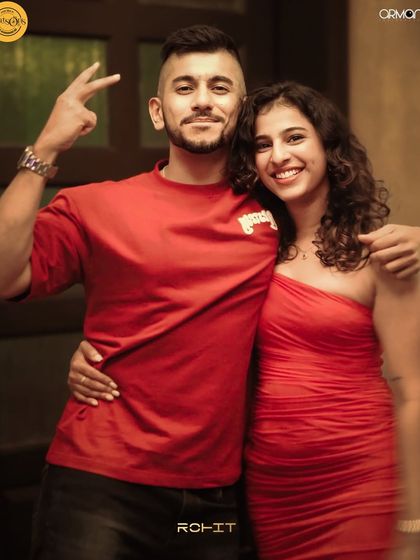 Posing with a guest at Watsons in Kochi. I love taking my sound to different cities and connecting with new crowds.