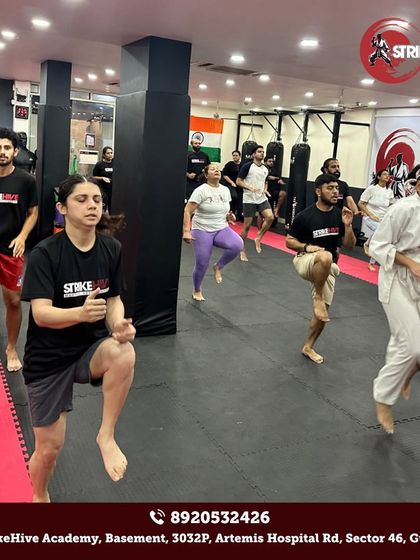 United by discipline, driven by passion. Our members warm up together, moving as one unit.