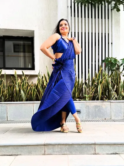 **Knots & Bangles Series:** My signature series where I use simple knots and bangles to create innovative drapes. Watch how I craft everything from a sarong-style co-ord set to an elegant infinity gown.