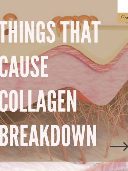 Collagen is what keeps your skin firm and youthful, but certain factors cause it to break down. These include excessive sun exposure, smoking, a poor diet high in sugar, lack of sleep, and chronic stress. Protecting your collagen is key to preventing premature aging.