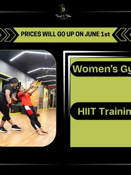 Another announcement about our price changes, this time highlighting our popular HIIT training. Your support helps us grow and offer even more.