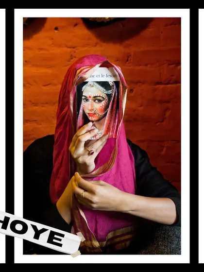 The artwork for my single "HOYE," a collaboration with Kreon. This track mixes Punjabi bounce with Gqom flavor, a perfect example of the cross-cultural sounds I love to produce.