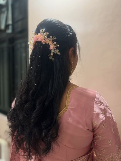 Soujanya Gowda - Special Occasion Makeup & Hairstyling Elegant Curls, Braids & Updos photo 8