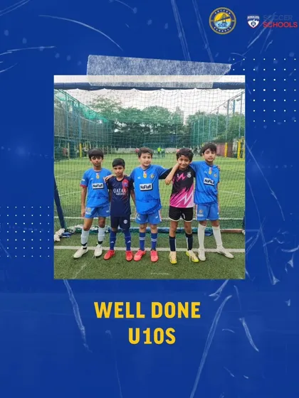 A graphic celebrating our U10s team for their effort in a pre-season tournament.
