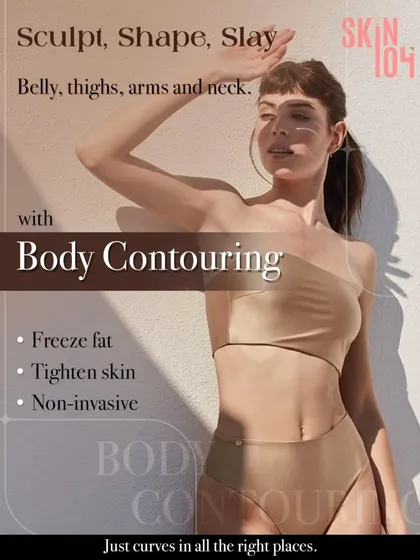 It's time to sculpt, shape, and slay. Our body contouring services are perfect for targeting the belly, thighs, arms, and neck. We use non-invasive techniques to freeze fat and tighten skin, giving you curves in all the right places without any surgery.