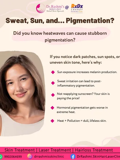 Bengaluru's combination of sun, heat, and pollution can be tough on skin, often leading to stubborn pigmentation. This infographic explains why you might be noticing more dark patches and uneven tone, linking environmental factors directly to skin health.