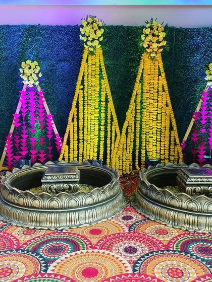 Vibrant Haldi Ceremonies photo 17