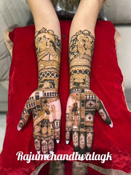 Raju Mehendi - Festive Mehendi Simple & Elegant Mehendi photo 3