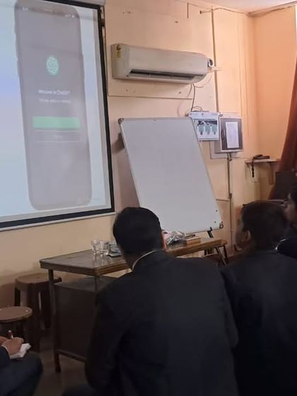 We keep our curriculum current with the latest technological advancements. Here, students are learning about the capabilities and applications of large language models like ChatGPT.