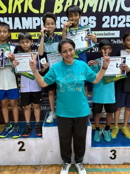 More proud moments from the District Badminton Championships. It's a joy to see so many of my students, across different age groups, celebrating their victories. This is a testament to their consistent effort.