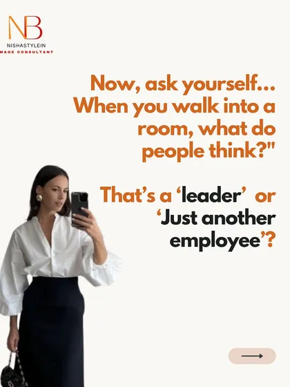 When you walk into a room, what do people think? "That's a leader" or "Just another employee"?