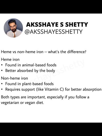 Iron deficiency is extremely common, but it's not always about diet. I explain the symptoms, the difference between heme and non-heme iron, and hidden causes like poor absorption or blood loss that need to be addressed.