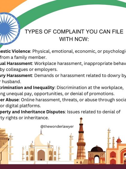 Here are the types of complaints you can file with the National Commission for Women (NCW), from domestic violence and sexual harassment to cyber abuse and property disputes. The NCW is a powerful body to protect your rights.