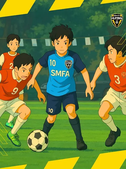 The calm in chaos. An anime-style graphic of our number 10, conducting the tempo of the game. We train creators and decision-makers.