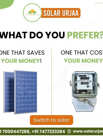 **What do you prefer: something that saves your money or costs you money?** The choice is clear. A traditional meter only takes money, while a solar panel system saves it.